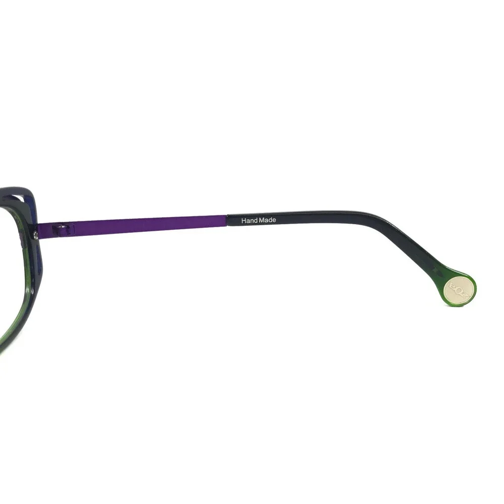 BOZ Eyeglasses Frames CLARA 4070 Clear Green Matte Purple Fade 52-17-140